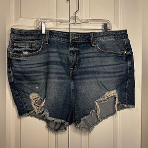 Torrid Distressed Shorts 20, Denim